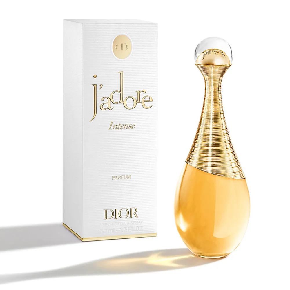 Flacon doré authentique Dior J'adore Intense Parfum 2026